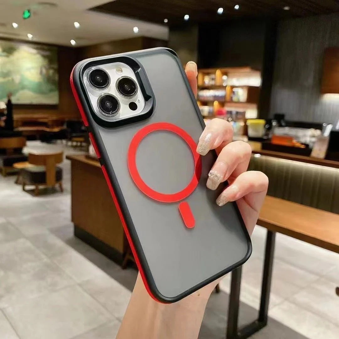 Magnetic Matte Phone Case for iPhone