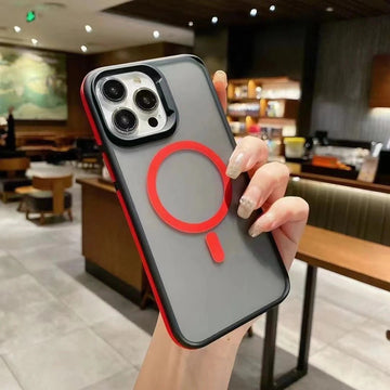 Magnetic Matte Phone Case for iPhone
