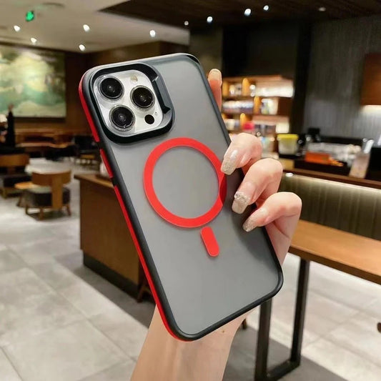 Magnetic Matte Phone Case for iPhone